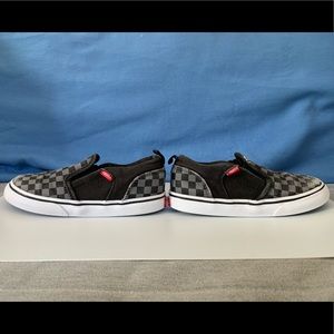 Kids Vans checkered Slip-on shoes size 10 toddler